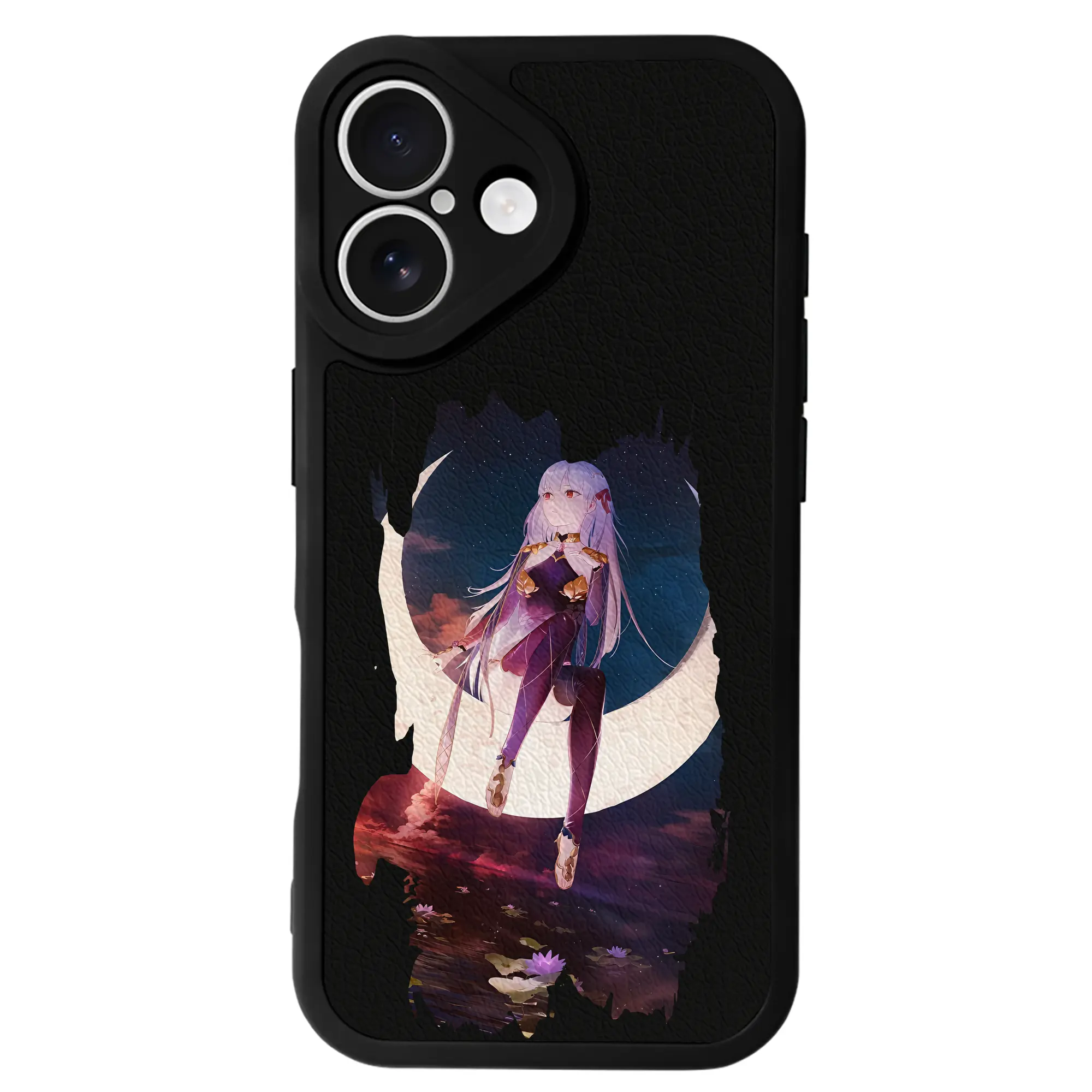 FGO グッズ,カーマ - IPhone 16シリーズ対応 ・ シリコンスマホケース ・ レザー調 ・ 高精度フィット ・ 耐衝撃 ・ ワイヤレス充電対応 ・ 精密カット